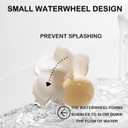Faucet Extender for Toddlers, Shark3 Adjustable Lengths & Temperature Sensitive, Splash-Proof Kids Sink Extender for Bathroom & Kitchen Sink (Orange, Green)
