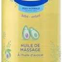 Mustela Baby Oil - Moisturizing Oil for Massage - with Natural Avocado, Pomegranate & Sunflower Oil - 3.38 fl. Oz