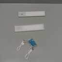 EZVALO Under Cabinet Lighting, 2400mAh Rechargeable Motion Sensor Light Indoor, 3 Color Temps, 5-Level Dimmable Magnetic Wireless Closet Lights for Kitchen, Pantry, Stairs (2 Pack) (8 inch, Silver)