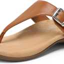 DREAM PAIRS Flip Flops for Women, Arch Support Orthotic Comfortable Soft Summer Slip On Thong Sandals Size:8