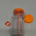 2026 New Salad Jar with Side Opening Leakproof Mason Jar Salad Container with Side Opening Dishwasher Safe Salad Container for Lunch On the Go Salad Jar for On-the-Go Meals (Orange version, 1PC)