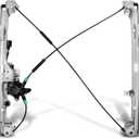 MOSTPLUS Power Window Regulator with Motor 741-645 Compatible for 1999-2007 Chevrolet Silverado Avalanche Suburban & GMC Sierra Yukon | 2002-2006 Escalade Front Passenger Side