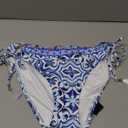 La Blanca Women's Side Tie Hipster Bikini Bottom (6, Blue//Alboran Sea)
