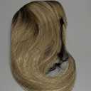 Wigs For White Women Blonde Bob Wig Medium Length Wigs For Women Sandy Blonde With Dark Roots Synthetic Wig For White Women (Sandy Bob)