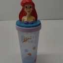 Zak! The Little Mermaid 18 oz. Plastic Tumbler With Straw & Ariel Sculpted Lid