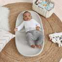 Evolur Eva Baby Changing Pad in Light Gray, Soft, Lightweight and Portable Changing Pad, Fits All Changing Table, Waterproof Firm Padding