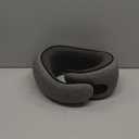 Advanced Memory Foam Neck Travel Pillow, Neck Pillow Airplane with Eye Mask & Ear Plugs, Designed for The Comfort of Travel & Office, Travel Pillow for Plane, Car, Home, Work Grey