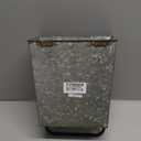 Colonial Tin Works Galvanized Steel Vintage Dalton Wall Box with Towel Bar, Galvanised, 7" x 3" x 10"