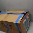 VEVOR Push Lawn Sweeper, 21inch Leaf & Grass Collector, Heavy Duty Thickened Steel Durable to Use with Large Capacity 3.5 cu. ft. Mesh Collection Hopper Bag, 2 Spinning Brushes