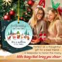 2 x Friends Christmas Ornaments 2025, Friendship Ornaments for Friends, Bestie Gifts for Women, Sister, Ceramic Ornament for Christmas Decoration, BFF Ornaments for Home Decor