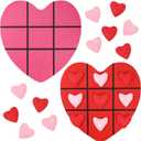 2 Set Tic Tac Toe Game Include 2 Pcs Shaped Mats 20 Bean Bags Toss Activities for Adults Family Indoor Outdoor Party Game