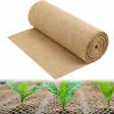 Erosion Control Blankets, 40 Inch x 15 ft, 60 Sq. ft. Coverage, Straw Garden and Landscape Cover, Seed Protector Cover, Jute Erosion Control, Soil Saver Mesh Blanket for Garden Farm