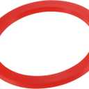 MECCANIXITY Silicone Rubber Flat Washer 4 Inch DN100 Gasket for Wrench Type Quick Connector, Red