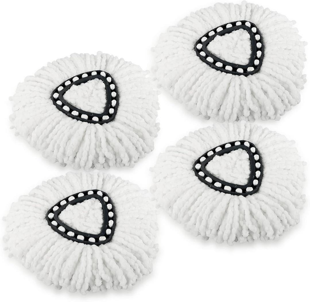 5 Pack Spin Mop Refill Replacement Head Compatible with Ocedar EasyWring Spinning Mop - Microfiber Mop Replace Heads
