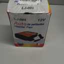 Car Heater,12V 200W Portable Fast Heating Defroster Automobile Windshield Fast Heaters Car Heater That Plugs into Cigarette Lighter for Car, SUV, Trucks (Orange Black)