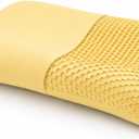 Pampkin Cervical Neck Pillow for Sleeping & Neck Pain Relief | Memory Foam Pillow with Cooling Gel | Dual Height Pillow for Side, Back & Stomach Sleepers