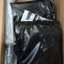 Garage Floor Mat 7'9" x 18' Upgraded Satin Finish Texture Non-Slip Containment Mat Waterproof Garage Floor Mat for Under Car Heavy Duty Protection Mat with Floor Squeegee for All Seasons