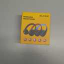 SUMEE Waterproof Over-Ear Headphones, V5.0 HD Stereo Sound Sports Wireless Over-Ear Headphones with Mic, Passive Noise Cancelling Headsets, 9 Hours Battery for Gym Running Workout Men, Women-Red