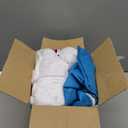 To.beone Easter Bunny Mascot Costume with Blue Jacket, Striped Bow Tie, Adult Size Full Body Rabbit Character Suit for Holiday Events and Parties