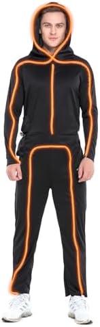 HSCTEK Light-up Adult Stick Figure Costume, Small