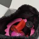 5 in 1 Foam Roller Set for Deep Tissue Muscle Massage, High Density Fitness Exercise Foam Roller, Massage Roller, Massage Ball, Resistance Band, for Whole Body (Pink-Black)