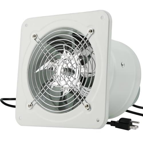 MissHoney 8 Inch Exhaust Fan 735CFM Bathroom Window Exhaust Fan Attic Vent Fan For Kitchen Extractor De Aire Para Cocina For Ceiling Basement Attic, Greenhouse, Basement 110V 80W