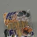 FunooFuno 48 Pcs Green Blue Tartan Plaids Decorations Bear Baby Shower Cake Toppers Vintage Tartan Preppy Bear Cake Toppers for Baby Shower Birthday Party Decorations, 8 Styles