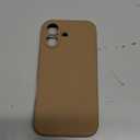 Ktele Magnetic for iPhone 17 Case [Compatible with Magsafe] [Premium Silicone Satin-Smooth Touch] Slim Shockproof Anti-Scratch Microfiber Lining Case, 6.3 inch, Light Brown