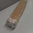 LazBlinds No Tools No Drill Cordless Bamboo Roman Shades, Light Filtering Window Treatment, Roll Up Bamboo Blinds for Windows 26.5'' W x 64'' H, Ceylon Light Russet