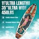 Inflatable Paddle Board, 450lbs Extra Wide Stand Up Paddleboard