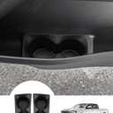 Autorder Door Side Cup Holder Insert for 2019-2025 Dodge Ram 1500 2500 3500 Accessories Water Cup Holders Door Organizer Handle Pocket Tray