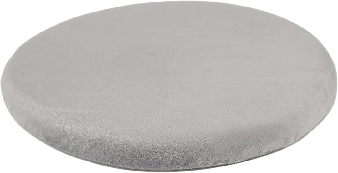 Sigmat 13In Round Stool Cushion Memory Foam Small Chair Cushion Grey