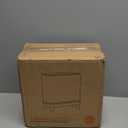 JUDRDO Bathroom Trash Can with Lid, Vacuum Adsorption Small Garbage Can 3.2 Gallon Press Top Lid Trash Bin with Legs Waterproof Waste Basket for Bathroom Bedroom Office Home RV (White)