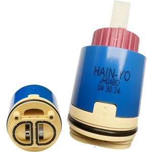 JH04BD Ceramic Plastic Faucet Cartridge 40mm Replacement Cartridge With Single Lever Cartridge Pressure Balance Cartridge Replacement, Compatible with FC9AC010 Hain-Yo