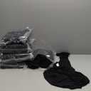 Vencede 50pcs Black Stretch Spandex Chair Cover, Chair Covers for Wedding, Universal Fitted Chair Cover Protector for Party, Banquet, Event, HotelBlack
