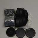 Faswin 15 Pack Ice Hockey Pucks with 3 Reusable Mesh Bag, Official Regulation, Diameter 3", Thickness 1", 6oz, Black