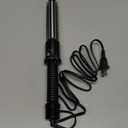 Conair Instant Heat Curling Iron Brush, 3/4-Inch Barrel Curling Brush for Short Hair, 30-Second Heat-Up with 25 Heat Settings for All Hair Types, Black