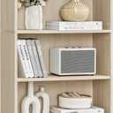 VASAGLE Custos Collection - Bookshelf, 5-Tier Bookcase, Book Shelf, Open Storage Shelf, 9.4 x 23.6 x 52.8 Inches, for Living Room, Home Office, Dinning Room, Natural Beige ULBC165L01