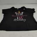 Its My Granddaughters 1st Birthay Girl Unicorn Birthday T-Shirt, Small