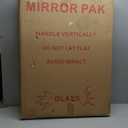 YOSHOOT Hand-Made Wooden Spliced Wall Mirror for Bathroom, Rustic Farmhouse Vanity Mirror, Dcor Wall Art, Solid Wood Frame, Vertical or Horizontal Hanging (32"L x 24"W)