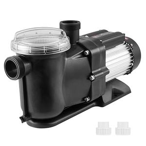 VEVOR Swimming Pool Pump 1.5HP 100GPM Max Flow Single Speed Pool Pump 220V 2850RPM 15m Max Head Filter Pump with Filter Basket for Above Ground Pools, Hot Tubs, Spas