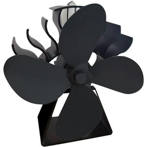 4-Blade ove Fan Heat Powered for Wood for Heat Powered ove Quiet Efficient Heat Distribution
