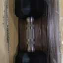 Cap Barbell 150 LB Rubber Coated Hex Dumbbell Hand Weight Set with Vertical Storage Rack - Chrome Handle | Black Rack