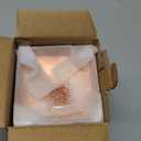 4x4'' Solid Copper Post Caps, 99.99% Pure Copper Fence Pyramid Decking Caps with Screw for Metal Wood Cedar Fence Deck Corridors Mailbox Posts End Cover (4)