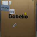 Babelio Baby Gate for Stairs, Kitchen & Doorways, No Bottom Bar| One-Handed Operation| Auto-Close| Hardware Mount (Drill Needed) Safety Dog/Pet Gate (Black - B17, 26-43" W, 28" H)