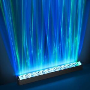TACAHE Dynamic Wave Wall Light - Flowing Water Visual - RGB + 6000K Solid Color - Light Effects & Music Sync - APP & Remote Control - Indoor Enhance Ambient Lamp - 30W - 39 Inch - 1 Pack
