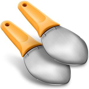 2 Pcs Mango Slicer Cutting Tool, Watermelon Cutter Tool, Mango Splitter Dragon Fruit Prep Tool, Mango Pitter and Peeler with Non-Slip Handle Kitchen Tools for papaya, avocado, Kiwi