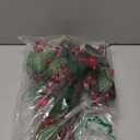 10 Pack Christmas Artificial Berry Twigs for Tree Decoration, DIY Red Berry Stems for Crafts Wreath Garland Ornaments Decor