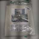 LAMIT 100% Blackout Natural Linen Curtains, 63 Inches Linen Textured Thermal Bedroom Curtains Back Tab and Rod Pocket Neutral Panels with White Liner for Farmhouse, 2 Panels, 52 x 63 Inch, Ivory