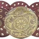 Women’s Retro Hollow Out Leather Belts Round Waist Belt Y2K Vintage Waistband